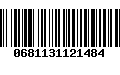 Código de Barras 0681131121484