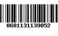 Código de Barras 0681131139052