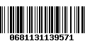 Código de Barras 0681131139571