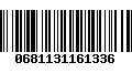 Código de Barras 0681131161336