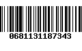 Código de Barras 0681131187343