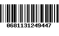 Código de Barras 0681131249447