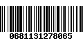 Código de Barras 0681131278065