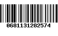 Código de Barras 0681131282574