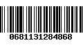 Código de Barras 0681131284868