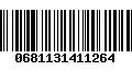 Código de Barras 0681131411264