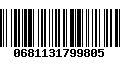 Código de Barras 0681131799805