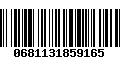 Código de Barras 0681131859165