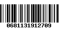 Código de Barras 0681131912709