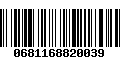 Código de Barras 0681168820039