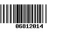 Código de Barras 06812014