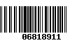 Código de Barras 06818911