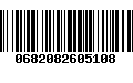 Código de Barras 0682082605108