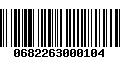 Código de Barras 0682263000104