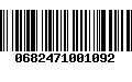 Código de Barras 0682471001092