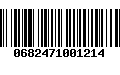 Código de Barras 0682471001214