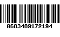 Código de Barras 0683489172194