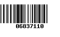 Código de Barras 06837110