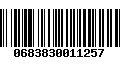 Código de Barras 0683830011257