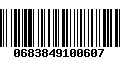 Código de Barras 0683849100607