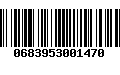 Código de Barras 0683953001470