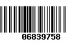 Código de Barras 06839758