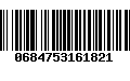 Código de Barras 0684753161821