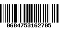 Código de Barras 0684753162705