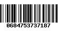 Código de Barras 0684753737187