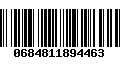 Código de Barras 0684811894463
