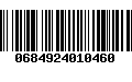 Código de Barras 0684924010460
