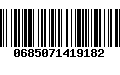 Código de Barras 0685071419182