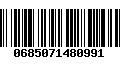 Código de Barras 0685071480991