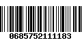 Código de Barras 0685752111183