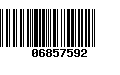 Código de Barras 06857592