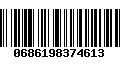 Código de Barras 0686198374613