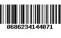 Código de Barras 0686234144071