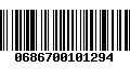 Código de Barras 0686700101294