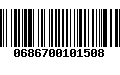 Código de Barras 0686700101508