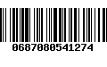 Código de Barras 0687080541274