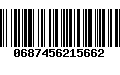 Código de Barras 0687456215662