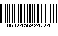 Código de Barras 0687456224374