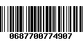 Código de Barras 0687700774907