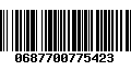 Código de Barras 0687700775423