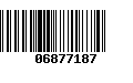 Código de Barras 06877187