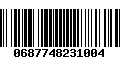 Código de Barras 0687748231004