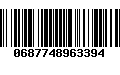 Código de Barras 0687748963394