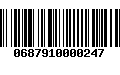 Código de Barras 0687910000247