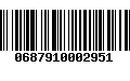 Código de Barras 0687910002951