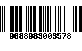 Código de Barras 0688083003578